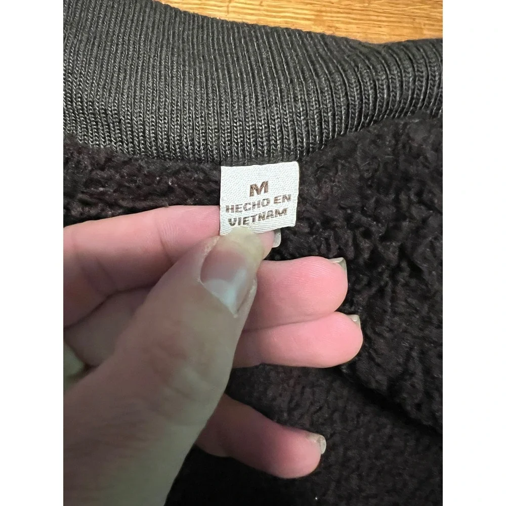 Levi's Men Med Charcoal‎ Sherpa Lined Field Cotton Canvas Military Coat Jacket